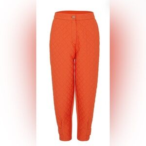 Nocturne Quilted Joggers in ORANGE Sz 42/Large
